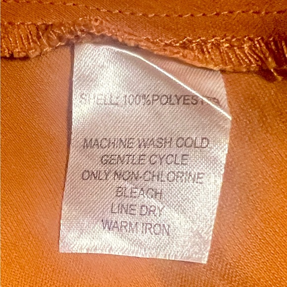 House of Harlow Women’s Copper Satin Ruched Slip Dress w/ Asymmetric Hem! Sz S! - Picture 4 of 5